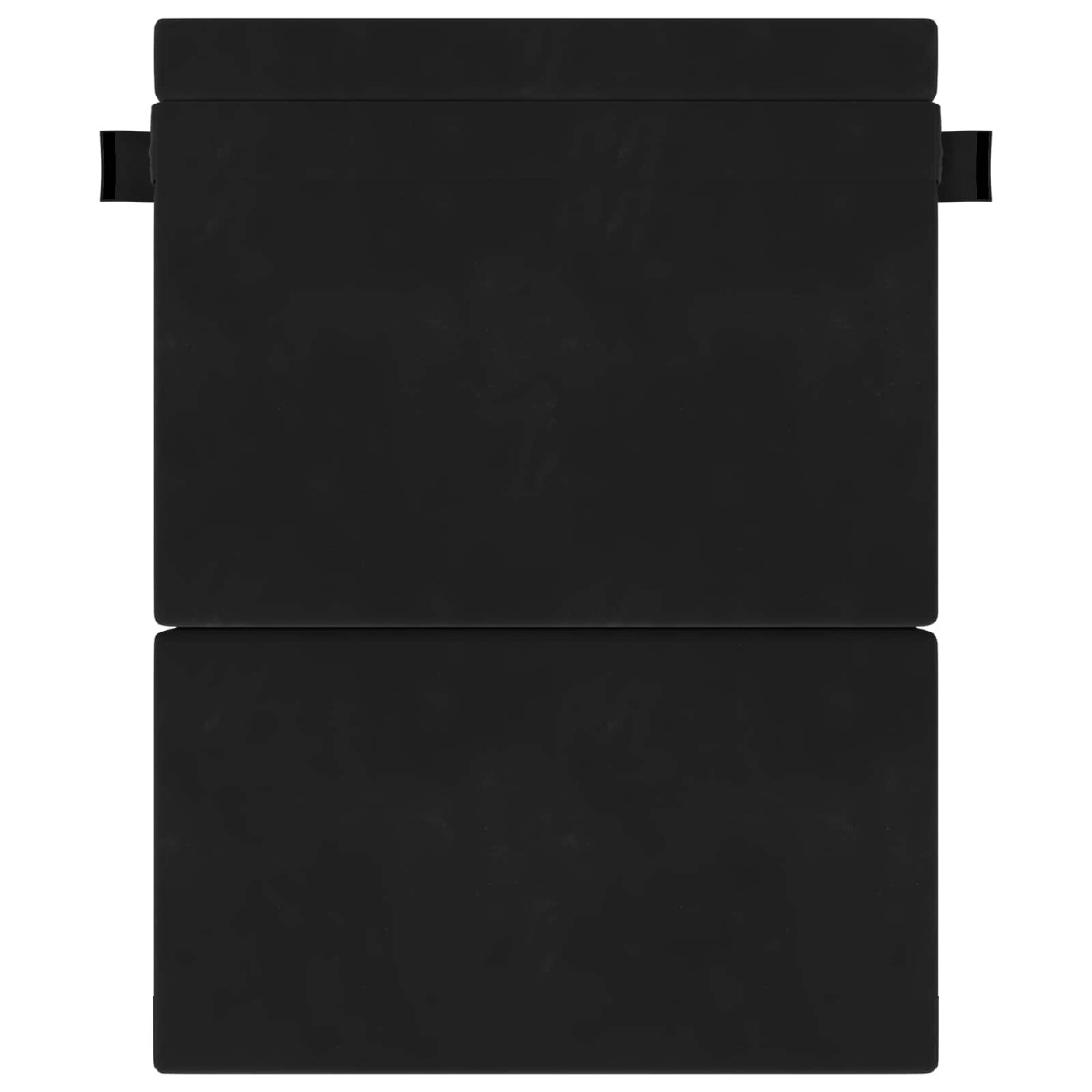 vidaXL Κρεβάτι Καναπέ Αναδιπλούμενο Μαύρο 152 x 86,5 x 60 εκ. Ύφασμα