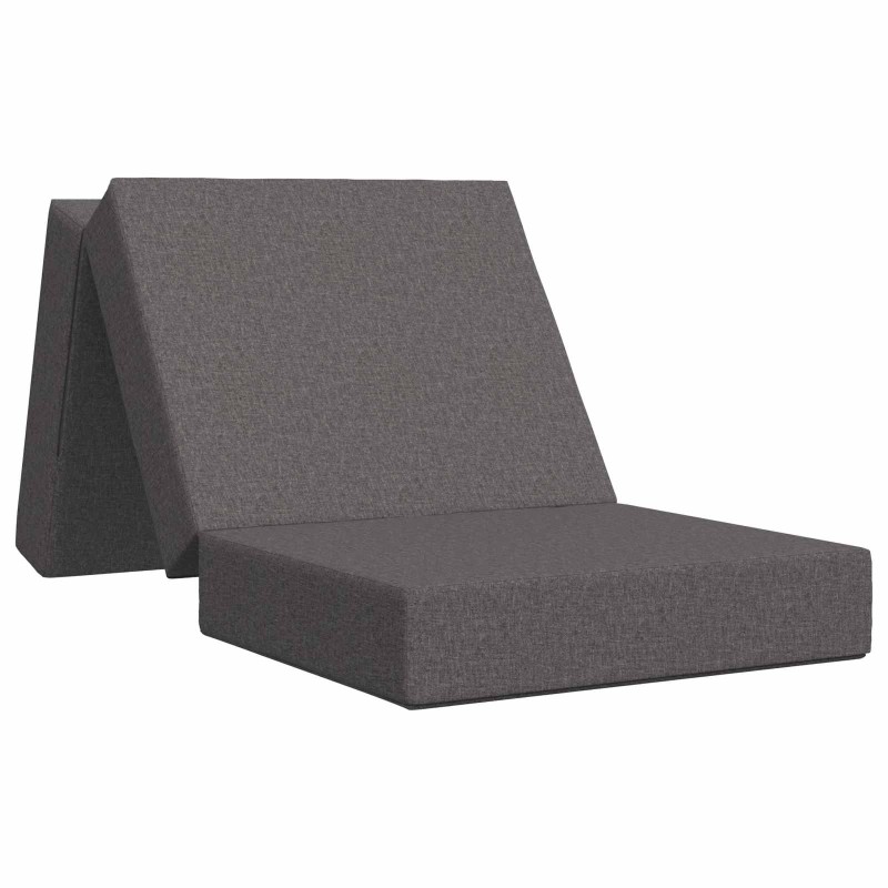 vidaXL Κρεβάτι Καναπέ Αναδιπλούμενο 75 x 63 x 45 εκ Ανοιχτό γκρι