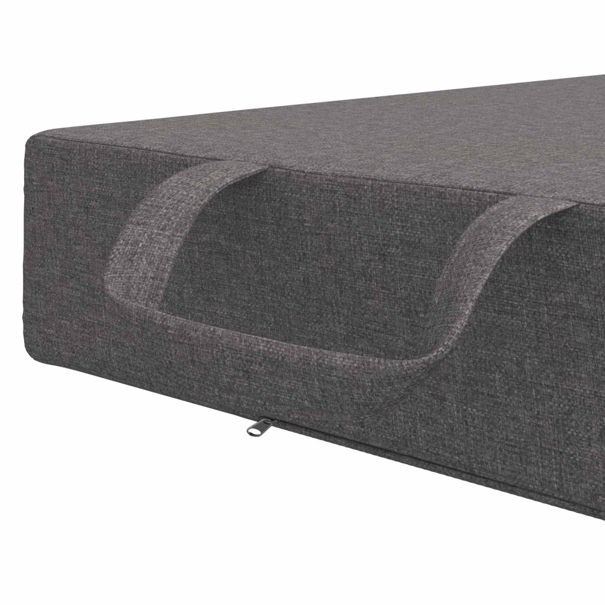 vidaXL Κρεβάτι Καναπέ Αναδιπλούμενο 90 x 63 x 45 εκ Ανοιχτό γκρι
