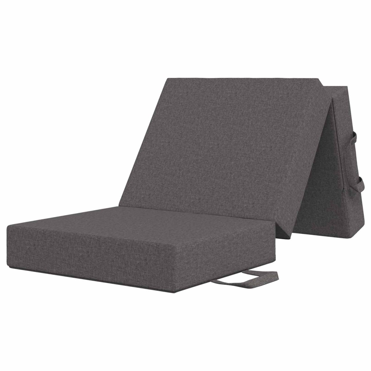 vidaXL Κρεβάτι Καναπέ Αναδιπλούμενο 75 x 67 x 45 εκ Ανοιχτό γκρι