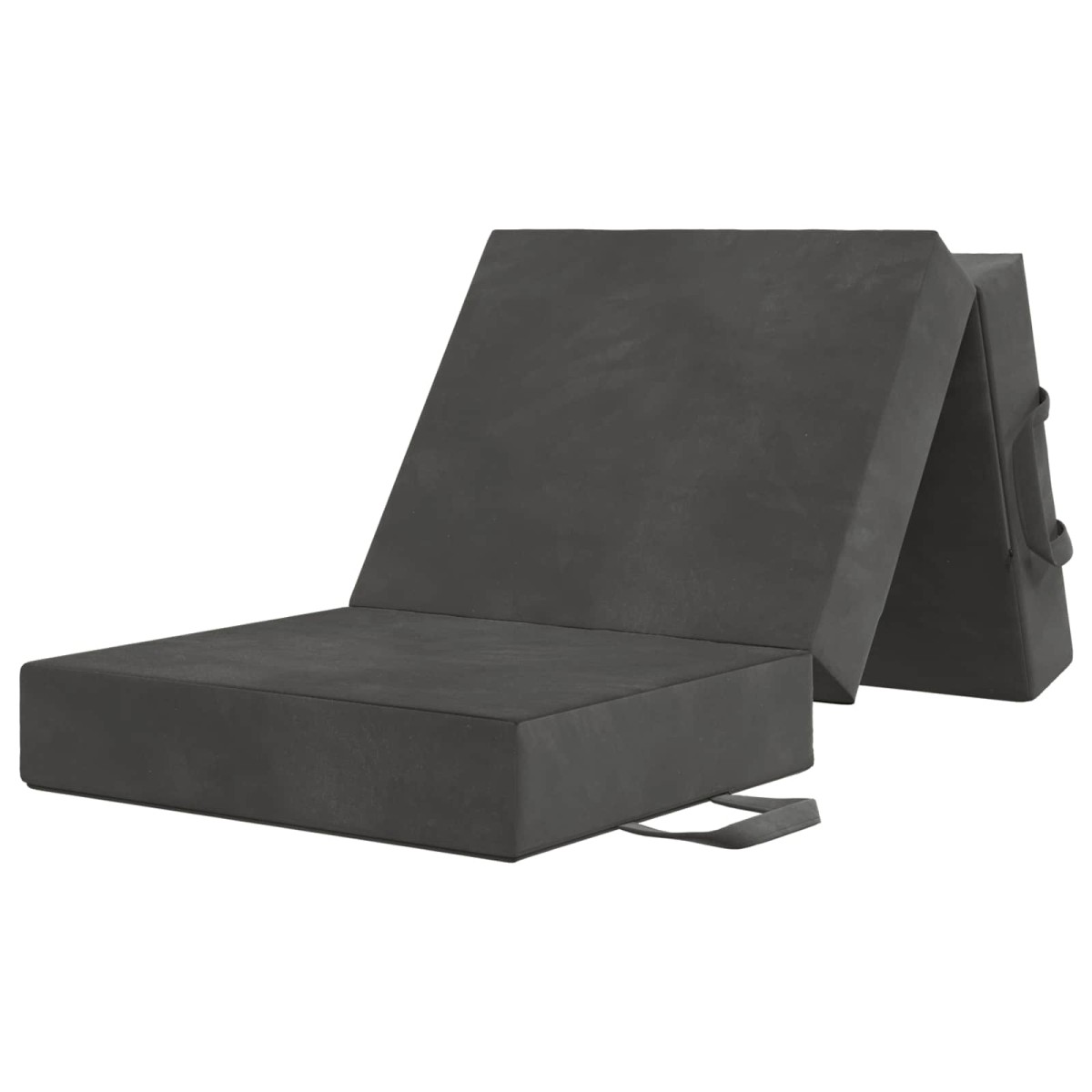 vidaXL Κρεβάτι Καναπέ Αναδιπλούμενο 90 x 67 x 45 εκ Σκούρο Γκρι
