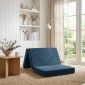 vidaXL Κρεβάτι Καναπέ Αναδιπλούμενο 100 x 67 x 45 εκ Μπλε