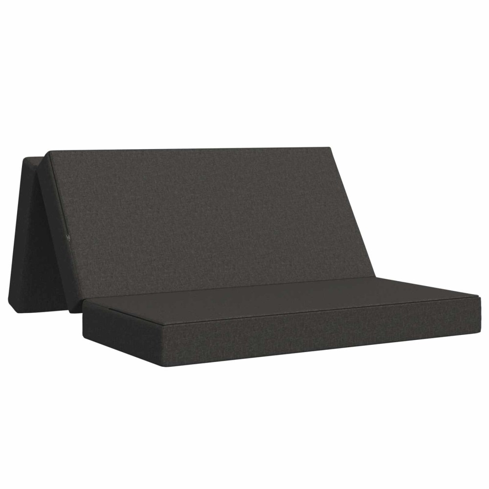 vidaXL Κρεβάτι Καναπέ Αναδιπλούμενο 120 x 67 x 45 εκ Σκούρο Γκρι