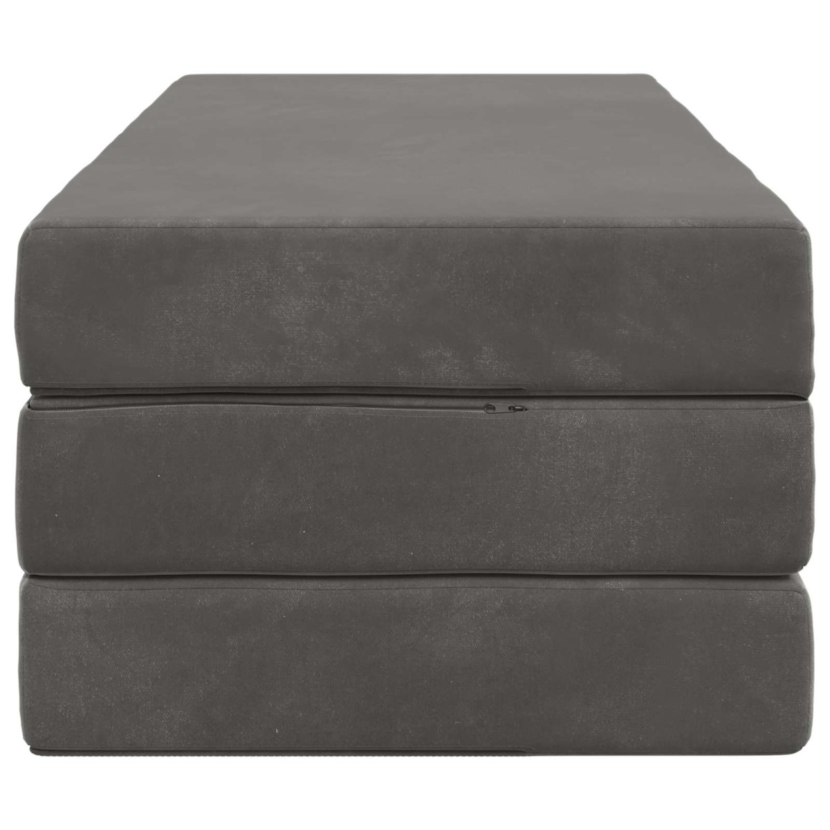 vidaXL Κρεβάτι Καναπέ Αναδιπλούμενο 120 x 67 x 45 εκ Σκούρο Γκρι