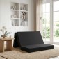 vidaXL Κρεβάτι Καναπέ Αναδιπλούμενο 140 x 67 x 45 εκ Μαύρο
