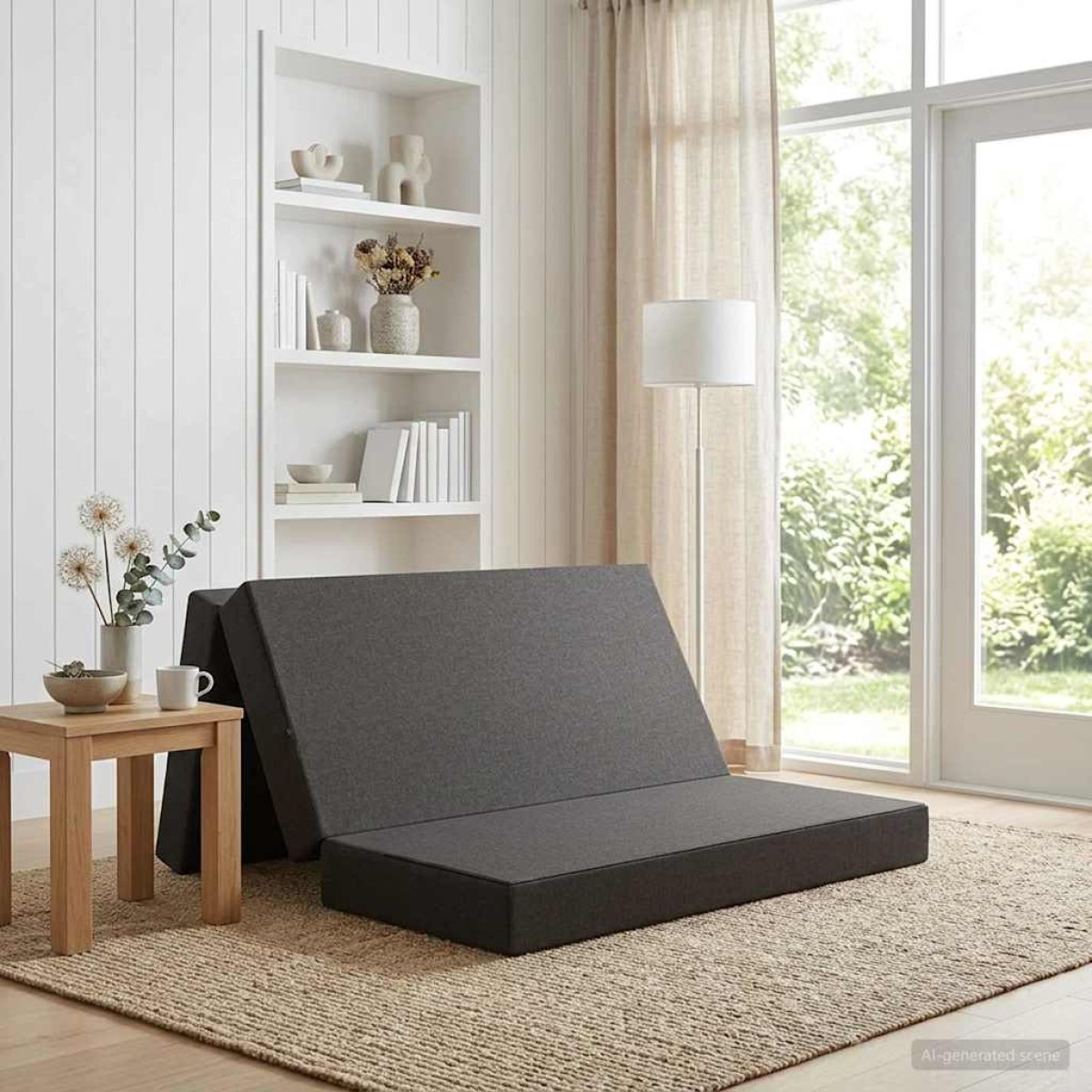 vidaXL Κρεβάτι Καναπέ Αναδιπλούμενο 160 x 67 x 45 εκ Σκούρο Γκρι