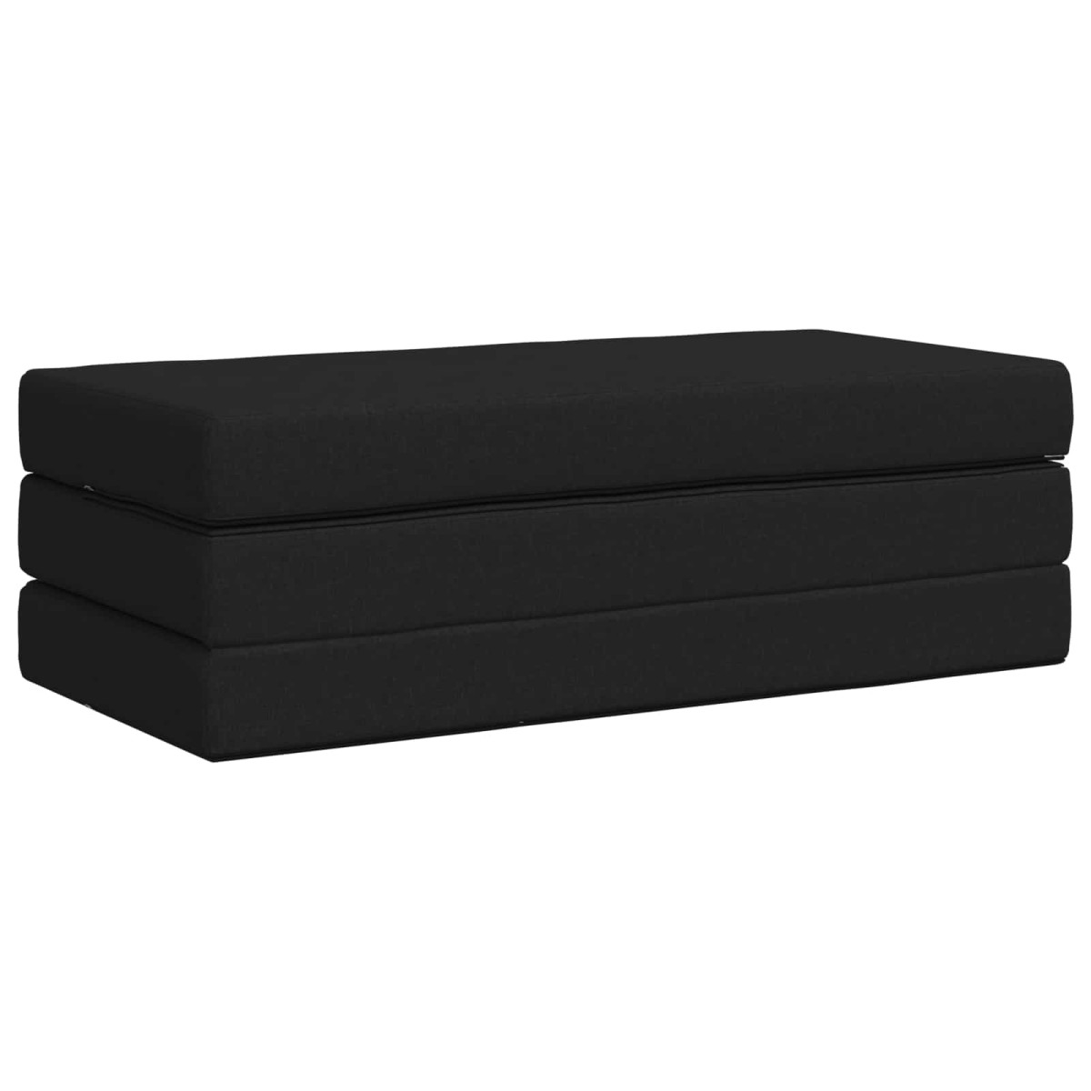 vidaXL Κρεβάτι Καναπέ Αναδιπλούμενο 160 x 67 x 45 εκ Μαύρο