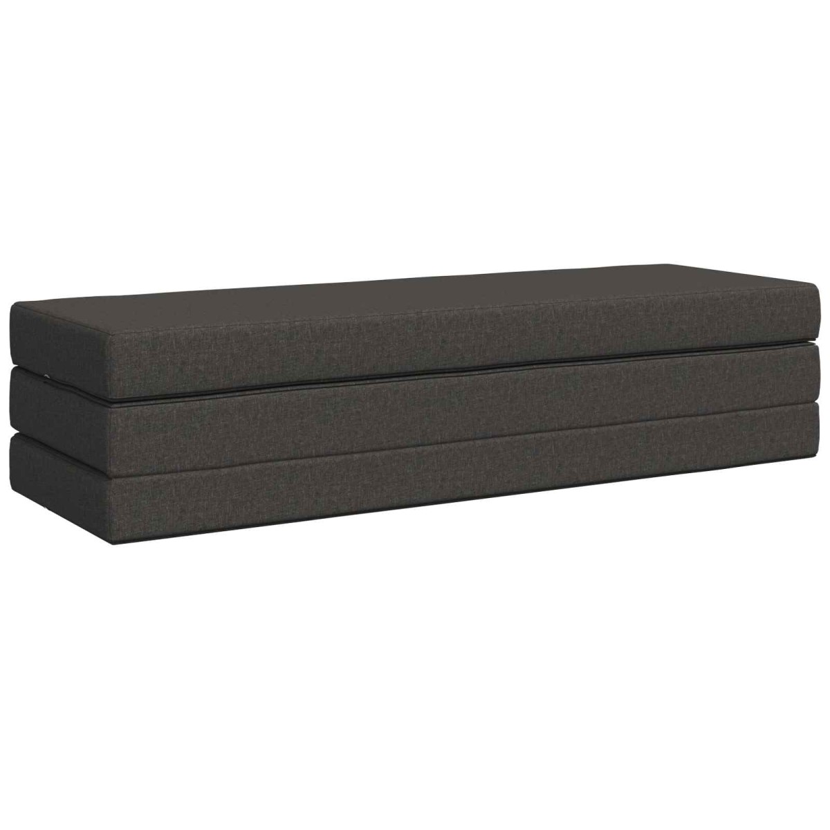 vidaXL Κρεβάτι Καναπέ Αναδιπλούμενο 180 x 67 x 45 εκ Σκούρο Γκρι
