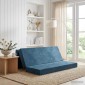 vidaXL Κρεβάτι Καναπέ Αναδιπλούμενο 180 x 67 x 45 εκ Μπλε