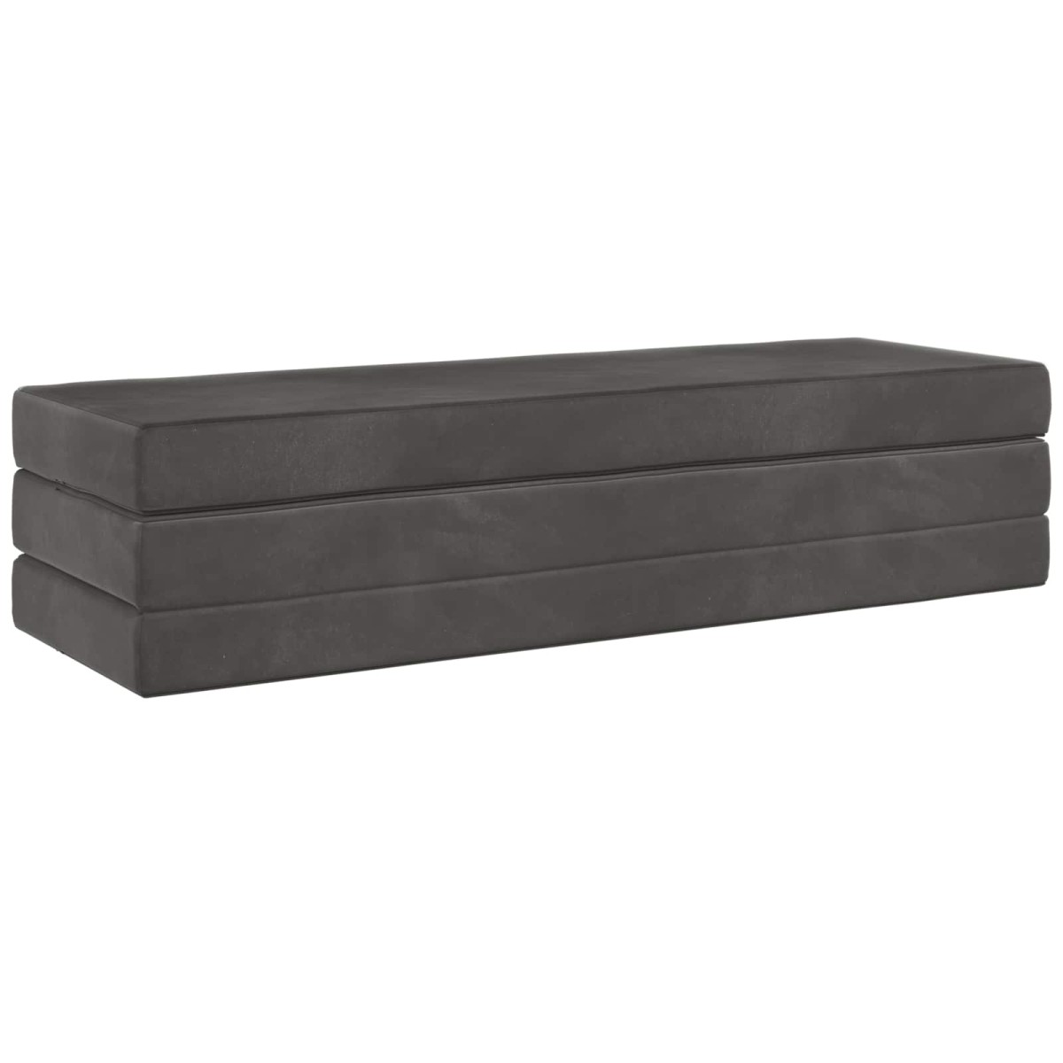vidaXL Κρεβάτι Καναπέ Αναδιπλούμενο 180 x 67 x 45 εκ Σκούρο Γκρι