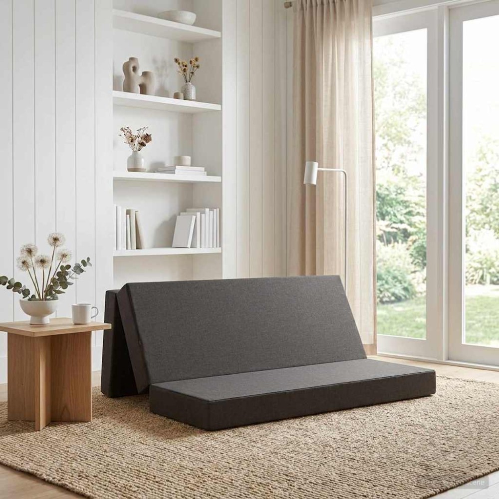 vidaXL Κρεβάτι Καναπέ Αναδιπλούμενο 200 x 67 x 45 εκ Σκούρο Γκρι