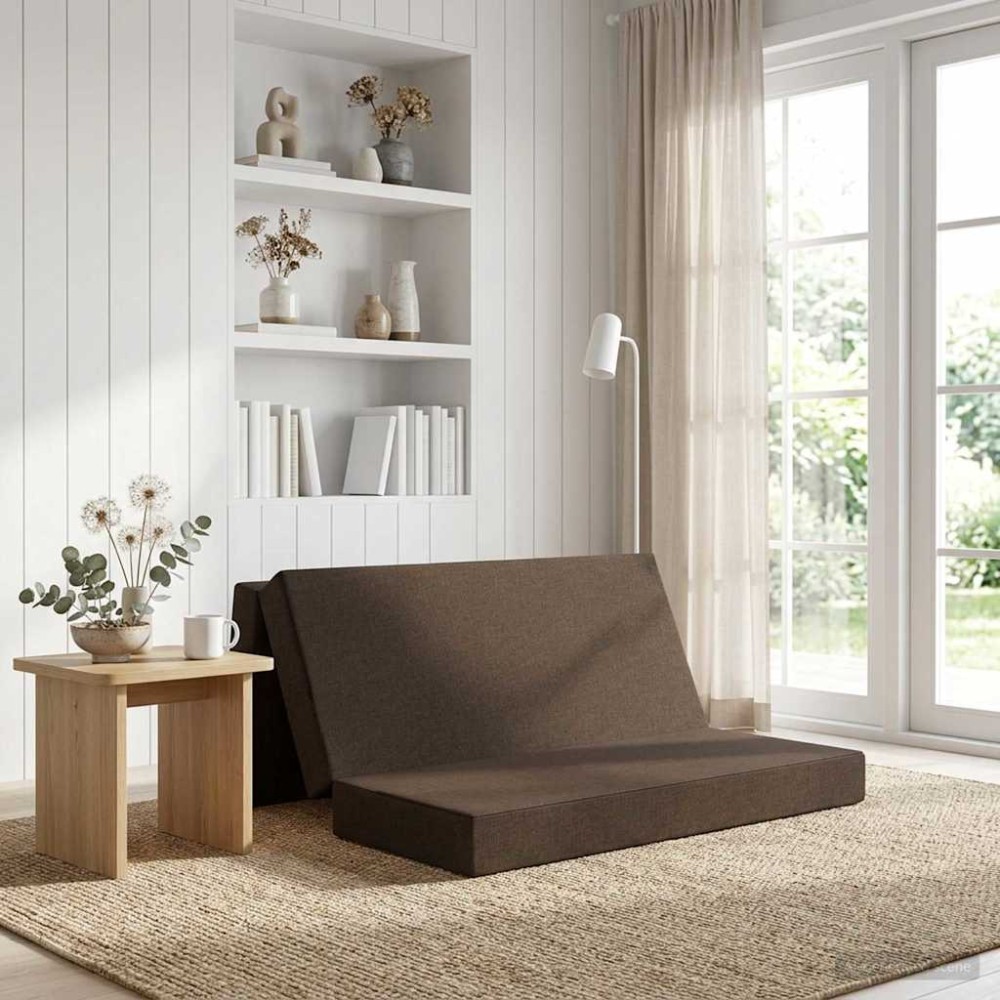 vidaXL Κρεβάτι Καναπέ Αναδιπλούμενο 200 x 67 x 45 εκ Taupe