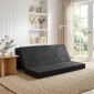 vidaXL Κρεβάτι Καναπέ Αναδιπλούμενο 200 x 67 x 45 εκ Μαύρο