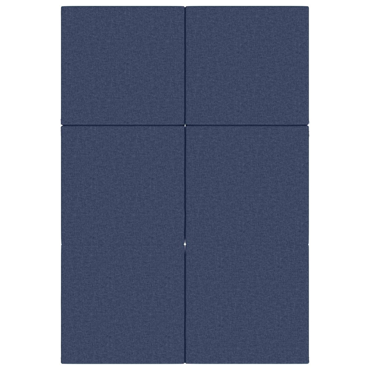 vidaXL Κρεβάτι Καναπέ Αναδιπλούμενο 140 x 67 x 15 εκ. Μπλε