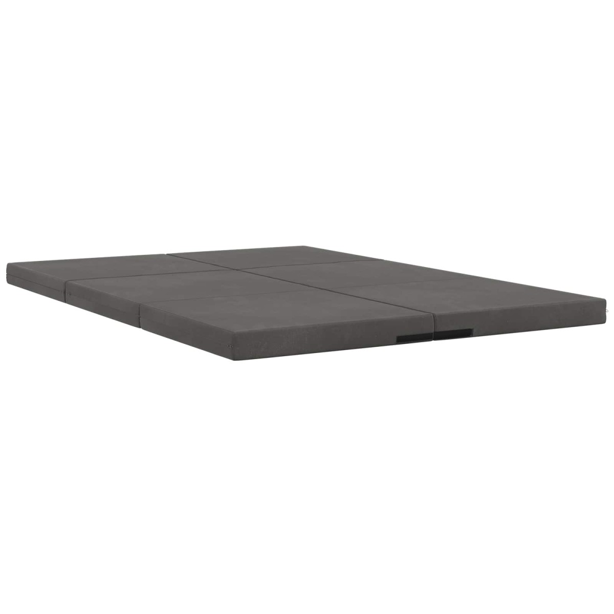 vidaXL Κρεβάτι Καναπέ Αναδιπλούμενο 140 x 67 x 15 εκ. Σκούρο Γκρι