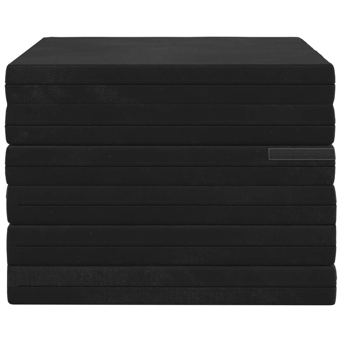 vidaXL Κρεβάτι Καναπέ Αναδιπλούμενο 140 x 67 x 15 εκ Μαύρο