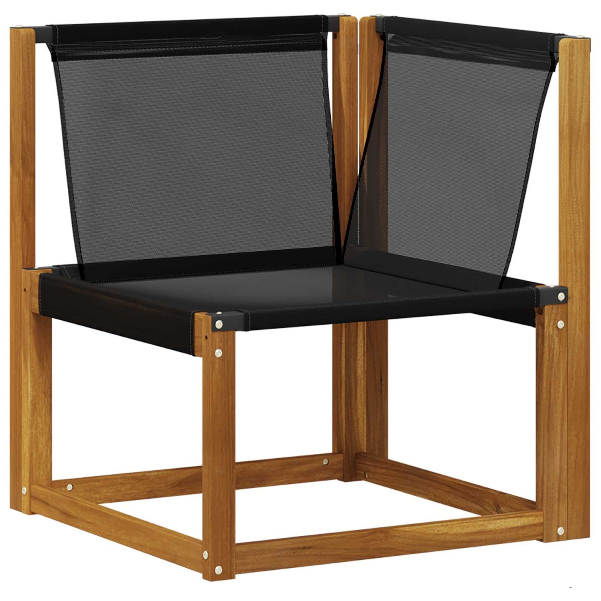vidaXL Εξωτερικός Καναπές Γωνίας Φυσικό