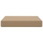 vidaXL Μαξιλάρι Καναπέ Εξωτερικού Χώρου Taupe 60 x 60 x 8 εκ.