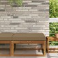 vidaXL Μαξιλάρι Καναπέ Εξωτερικού Χώρου Taupe 80 x 80 x 8 εκ