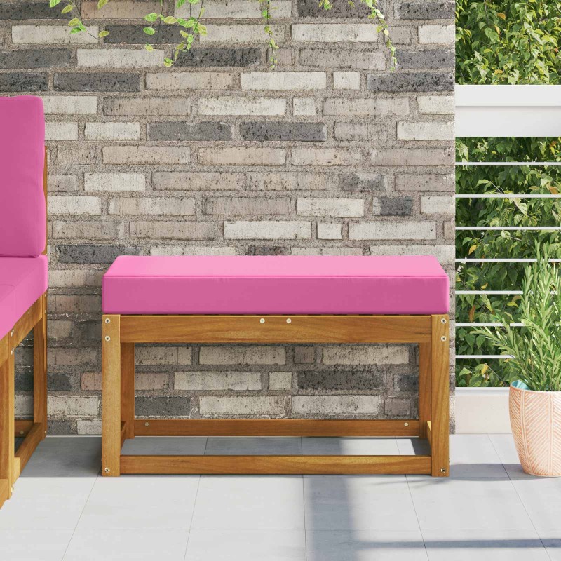 vidaXL Μαξιλάρια Καθίσματος Ροζ 80 x 40 x 8 cm 100% Πολυεστέρας