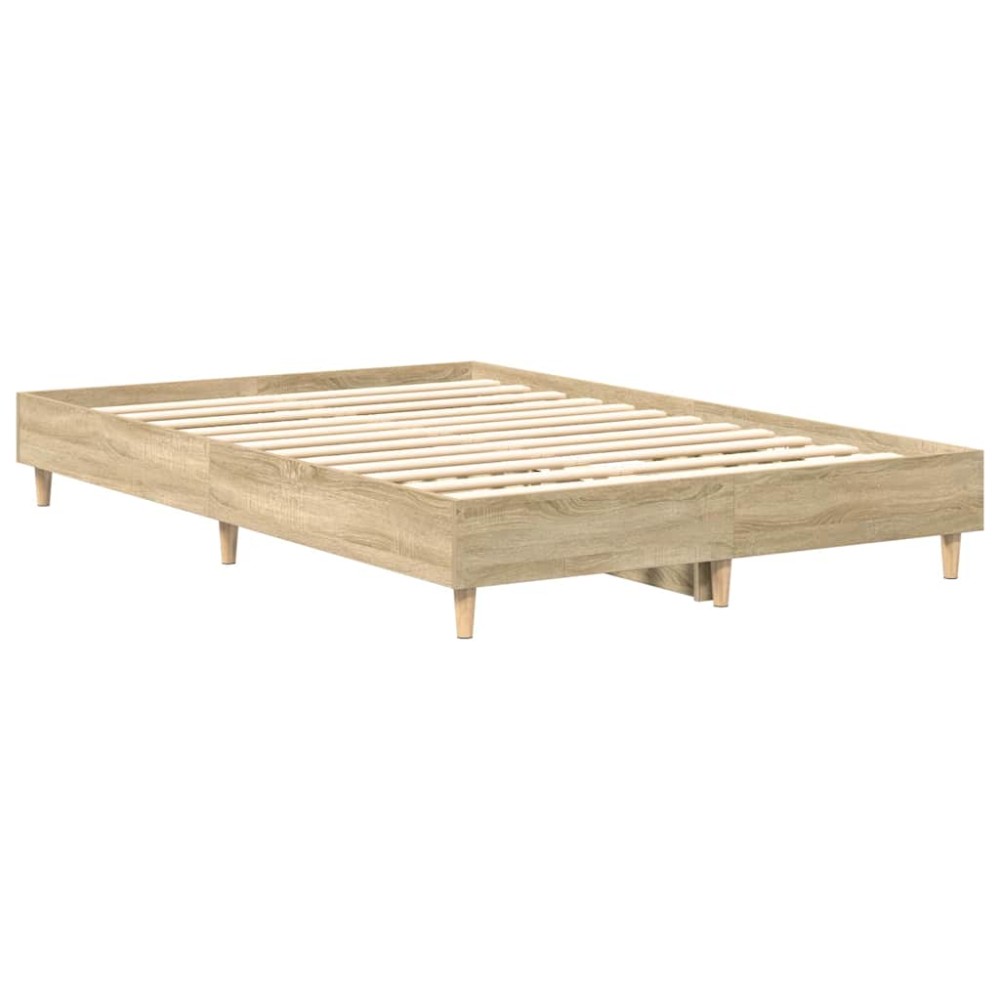 vidaXL Σκελετός Κρεβατιού Σονόμα 137 x 190 cm Επεξεργασμένο ξύλο