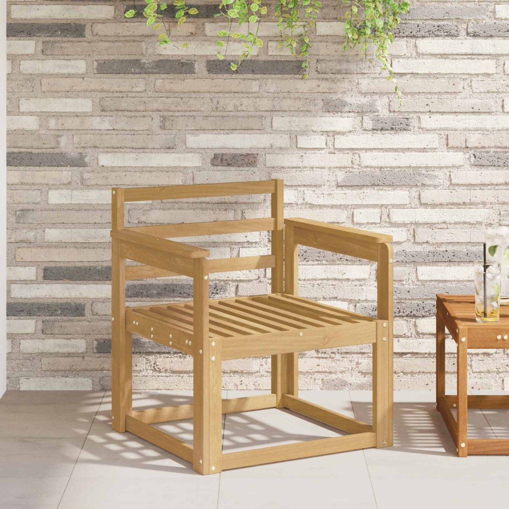 vidaXL Μονάδα μπράτσων 2 τμχ. Λευκό 59 x 6 x 61 εκ Στερεό Ξύλο Ακακίας