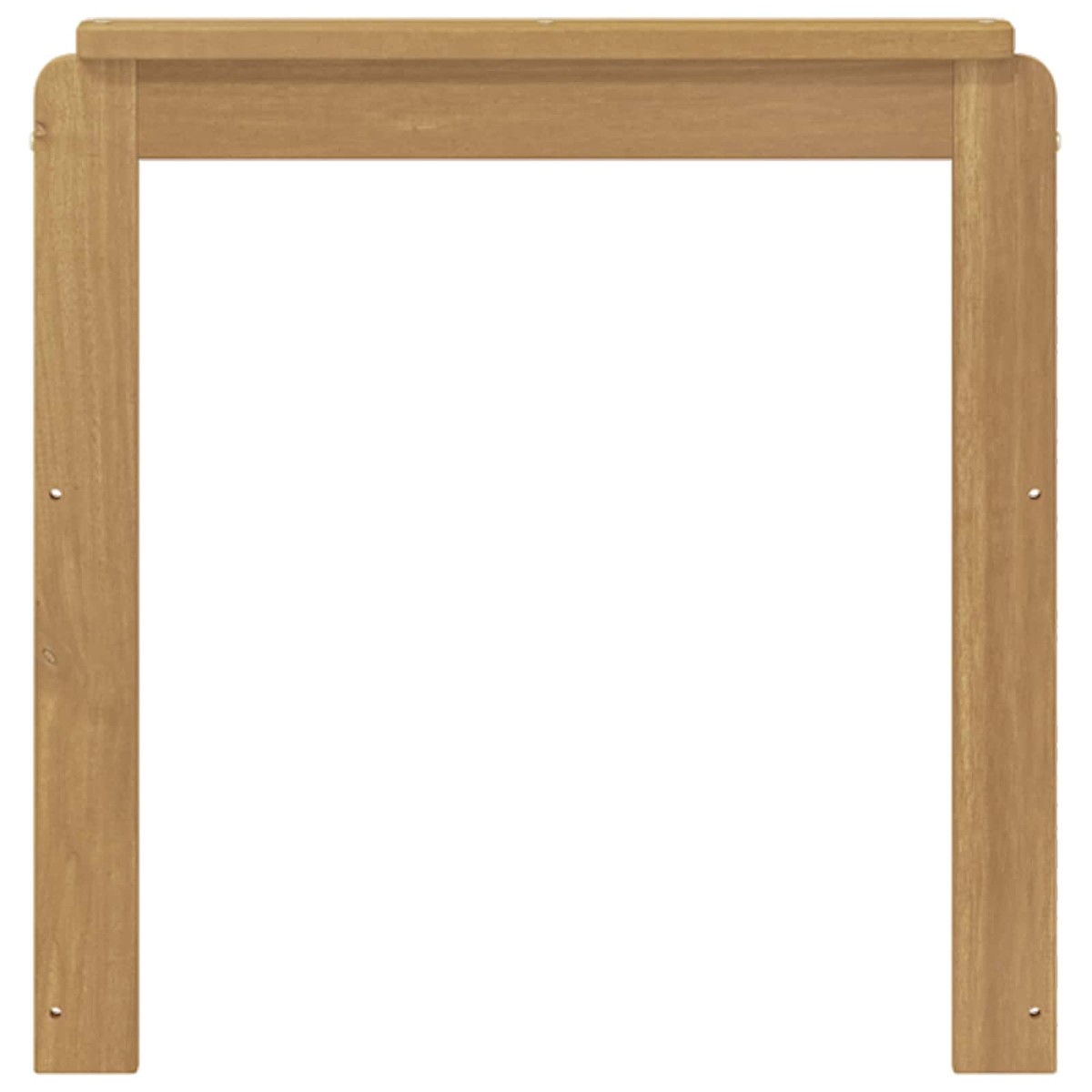vidaXL Μονάδα μπράτσων 2 τμχ. Λευκό 59 x 6 x 61 εκ Στερεό Ξύλο Ακακίας