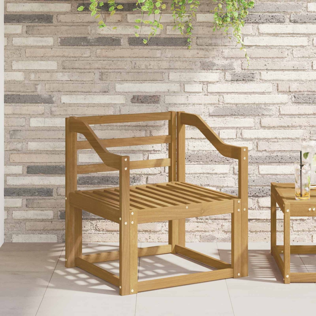 vidaXL Μονάδα Βραχιόνων 2 τμχ. Λευκό 59 x 4 x 73 εκ