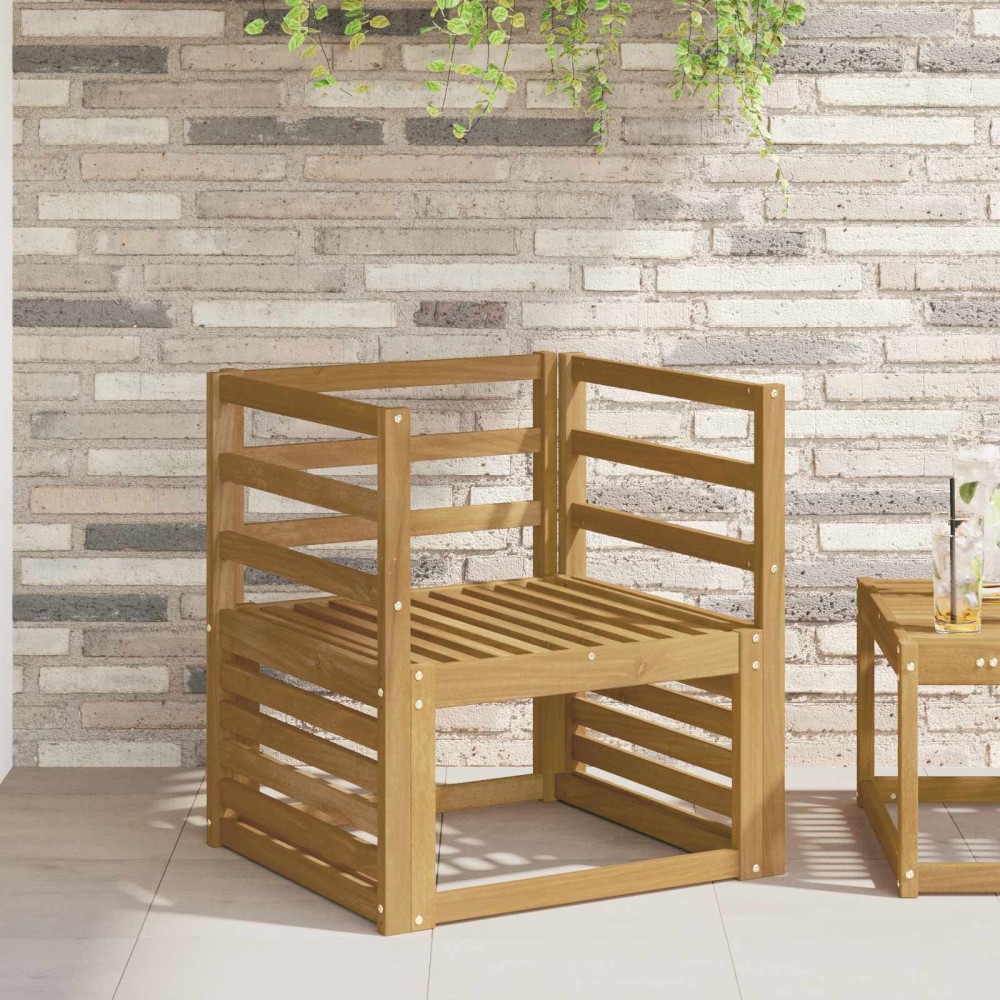 vidaXL Μονάδα μπράτσων 2 τμχ. Λευκό 59 x 4 x 73 εκ Στερεό Ξύλο Ακακίας