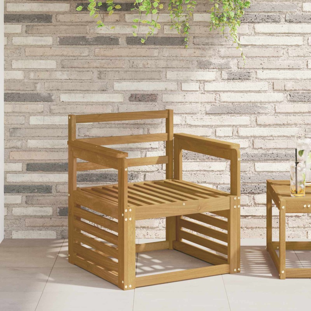 vidaXL Μονάδα μπράτσων 2 τμχ. Λευκό 59 x 6 x 61 εκ Στερεό Ξύλο Ακακίας