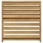 vidaXL Μονάδα μπράτσων 2 τμχ. Λευκό 58,5 x 10 x 61 εκ.