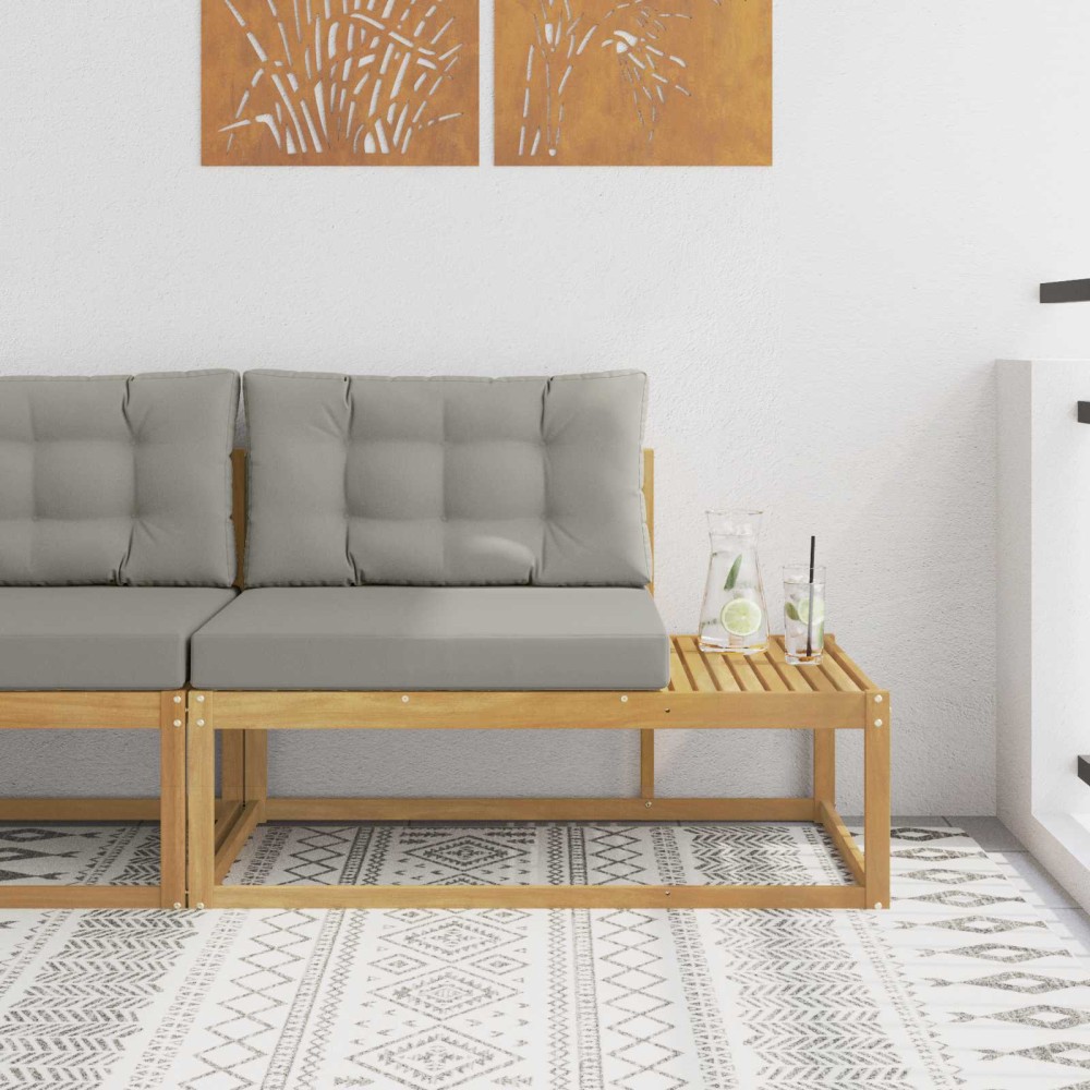 vidaXL Εξωτερικός τμηματικός καναπές Λευκό 115 x 83 x 73 εκ