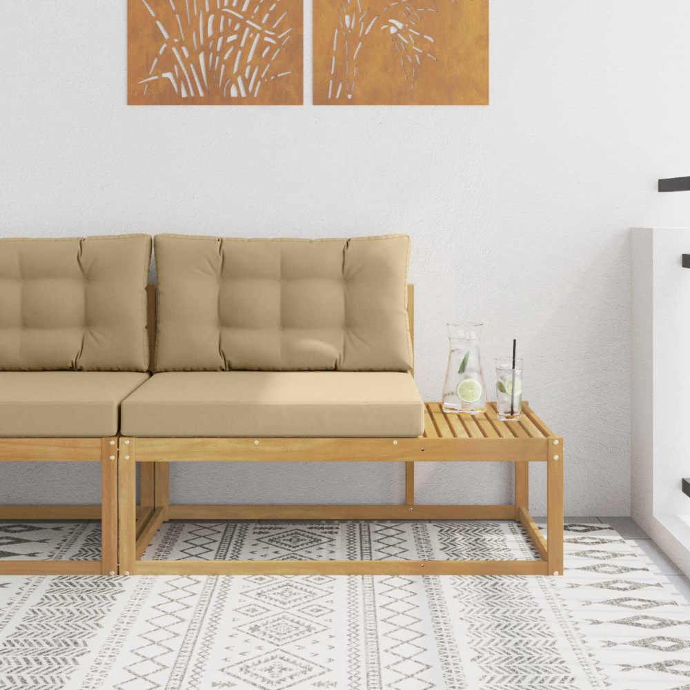 vidaXL Εξωτερικός τμηματικός καναπές Λευκό 115 x 83 x 73 εκ
