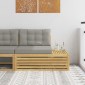 vidaXL Εξωτερικός τμηματικός καναπές Λευκό 115 x 83 x 73 εκ
