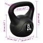 Βαράκι γυμναστικής kettlebell 8 kg