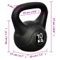 Βαράκι γυμναστικής kettlebell 10 kg