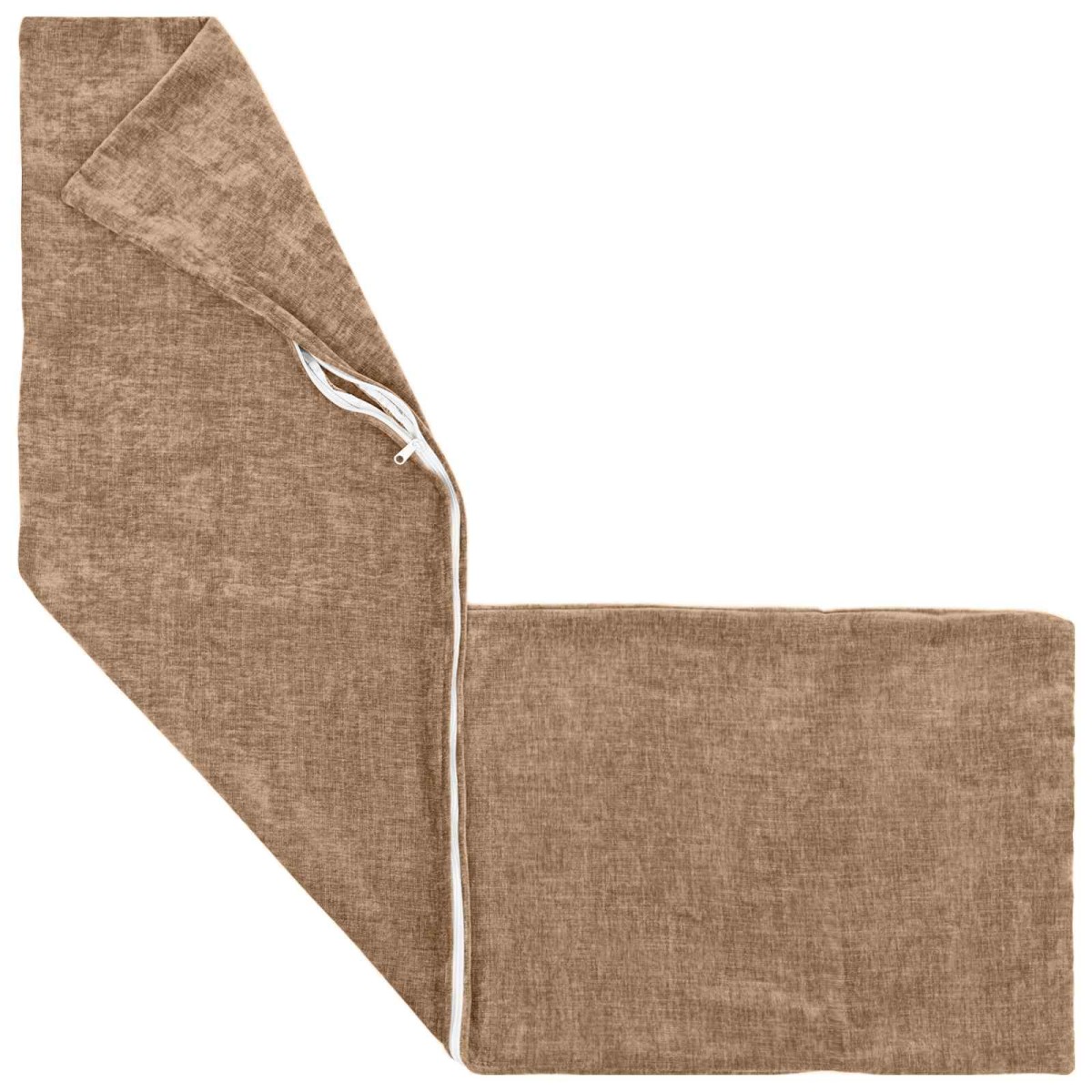vidaXL Κάλυμμα Μαξιλαριού HEERLEN Καφέ 40 x 145 εκ. Ύφασμα Chenille