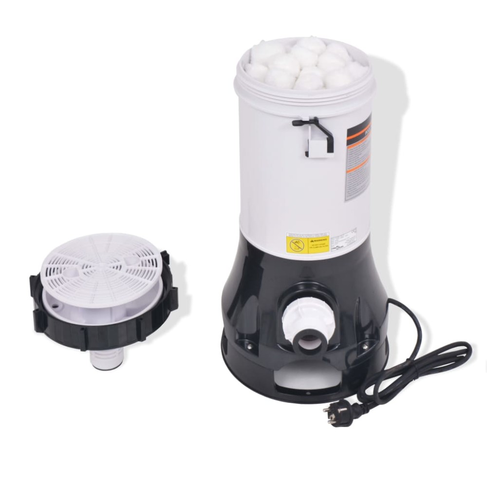 vidaXL Αντλία με Φίλτρο για Πισίνες 185 W 4,4 μ³/ώρα