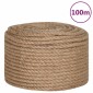 vidaXL Σχοινί 14 χιλ. 100 μ. από 100% Γιούτα