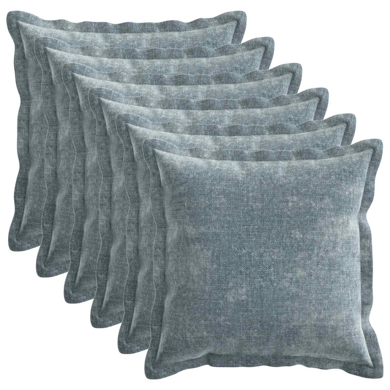 vidaXL Κάλυμμα Μαξιλαριού 6 τμχ. HOUTEN Γαλάζιο 40 x 40 cm