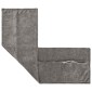 vidaXL Κάλυμμα Μαξιλαριού 2 τμχ. HOUTEN Σκούρο Γκρι 40 x 145 εκ.