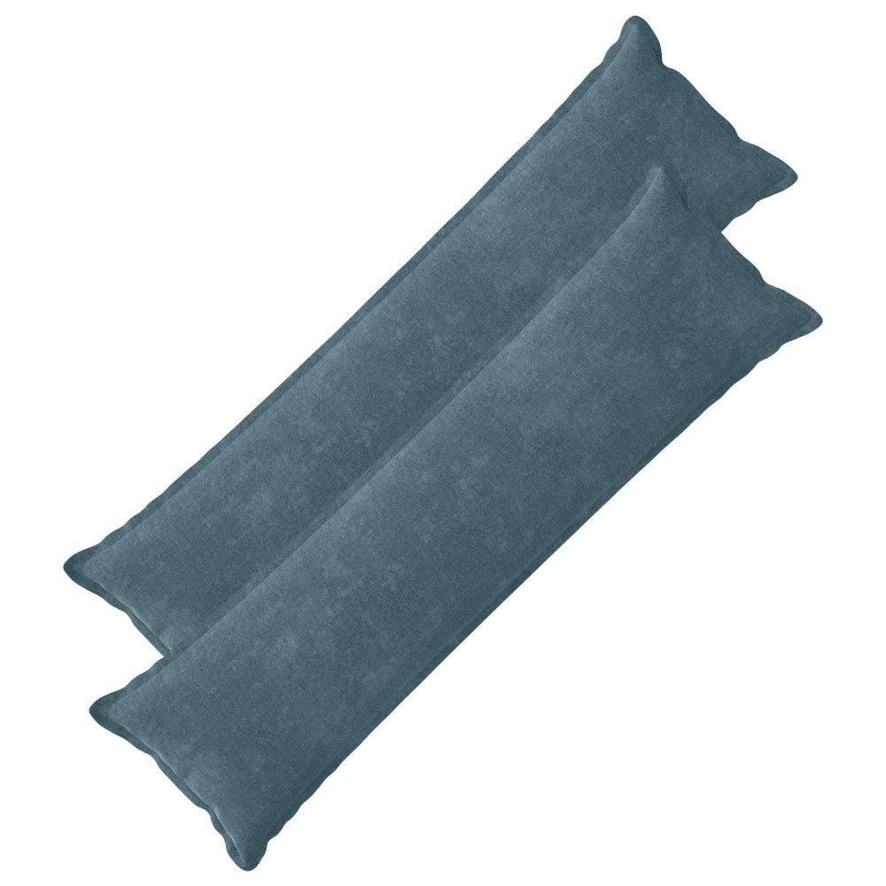 vidaXL Κάλυμμα Μαξιλαριού 2 τμχ. HOUTEN Μπλε 40 x 145 εκ.