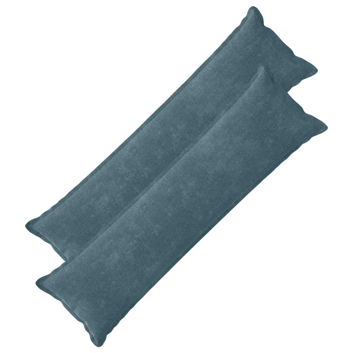 vidaXL Κάλυμμα Μαξιλαριού 2 τμχ. HOUTEN Μπλε 40 x 145 εκ.