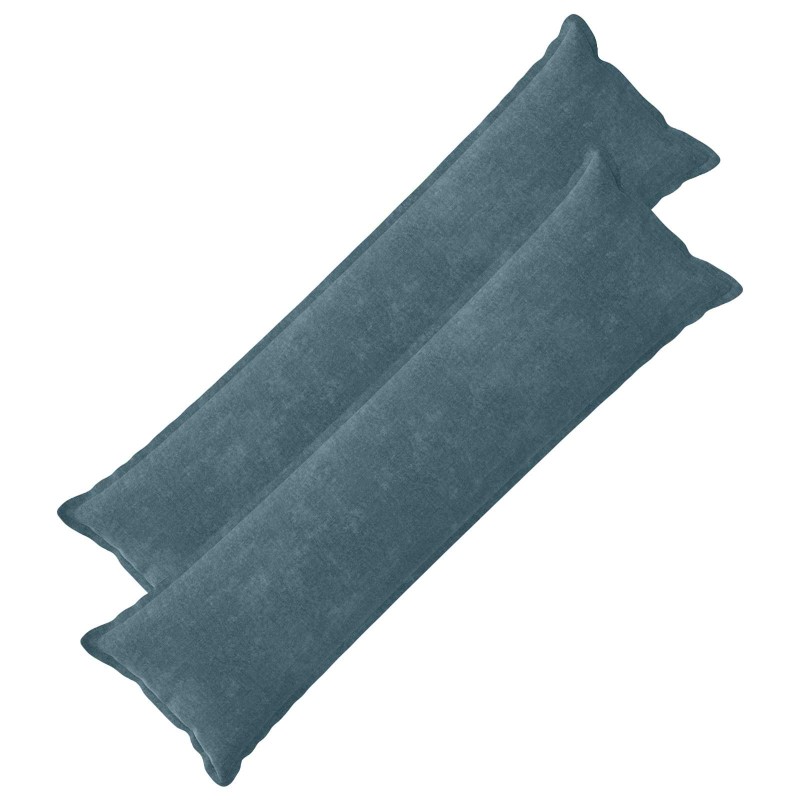 vidaXL Κάλυμμα Μαξιλαριού 2 τμχ. HOUTEN Μπλε 40 x 145 εκ.