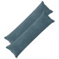 vidaXL Κάλυμμα Μαξιλαριού 2 τμχ. HOUTEN Μπλε 40 x 145 εκ.