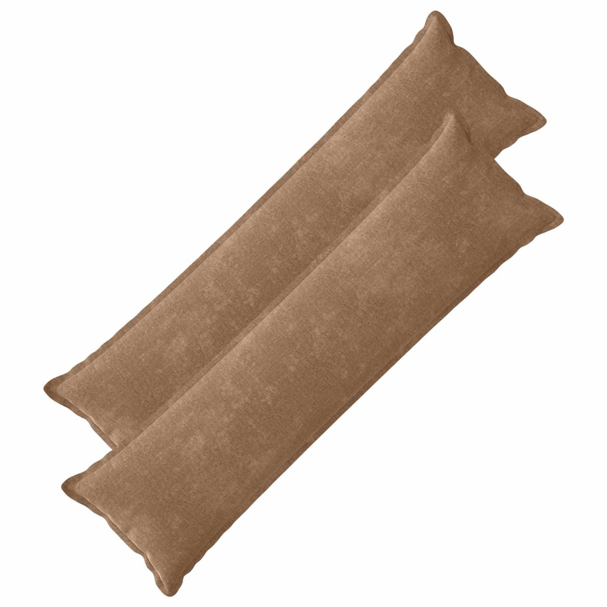 vidaXL Κάλυμμα Μαξιλαριού 2 τμχ. HOUTEN Καφέ 40 x 145 εκ.