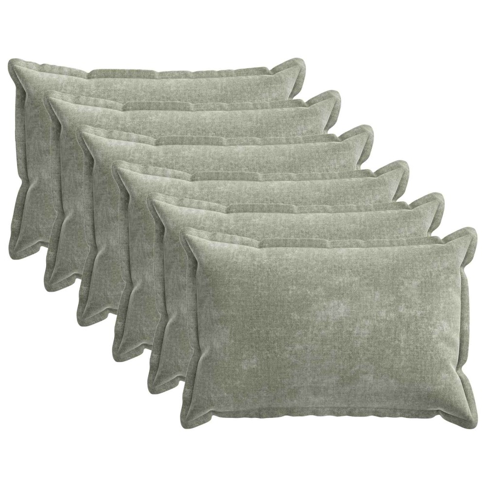 vidaXL Κάλυμμα Μαξιλαριού 6 τμχ. HOUTEN Πράσινο 40 x 60 cm