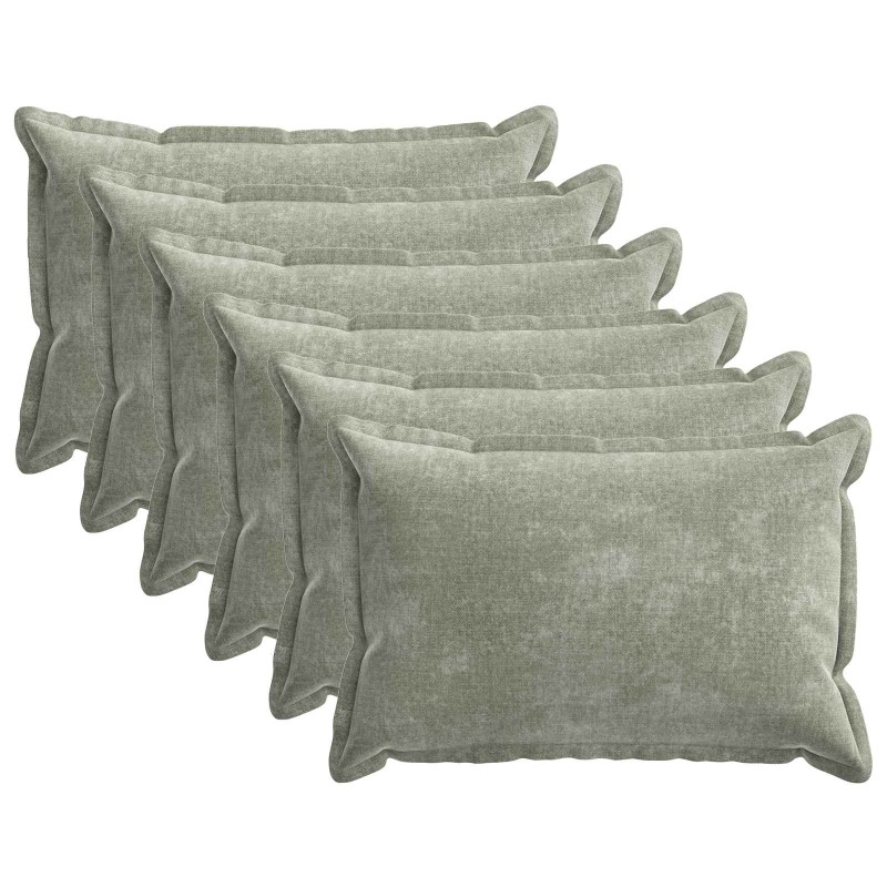 vidaXL Κάλυμμα Μαξιλαριού 6 τμχ. HOUTEN Πράσινο 40 x 60 cm