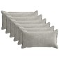 vidaXL Κάλυμμα Μαξιλαριού 6 τμχ. HOUTEN Ανοιχτό γκρι 40 x 70 cm