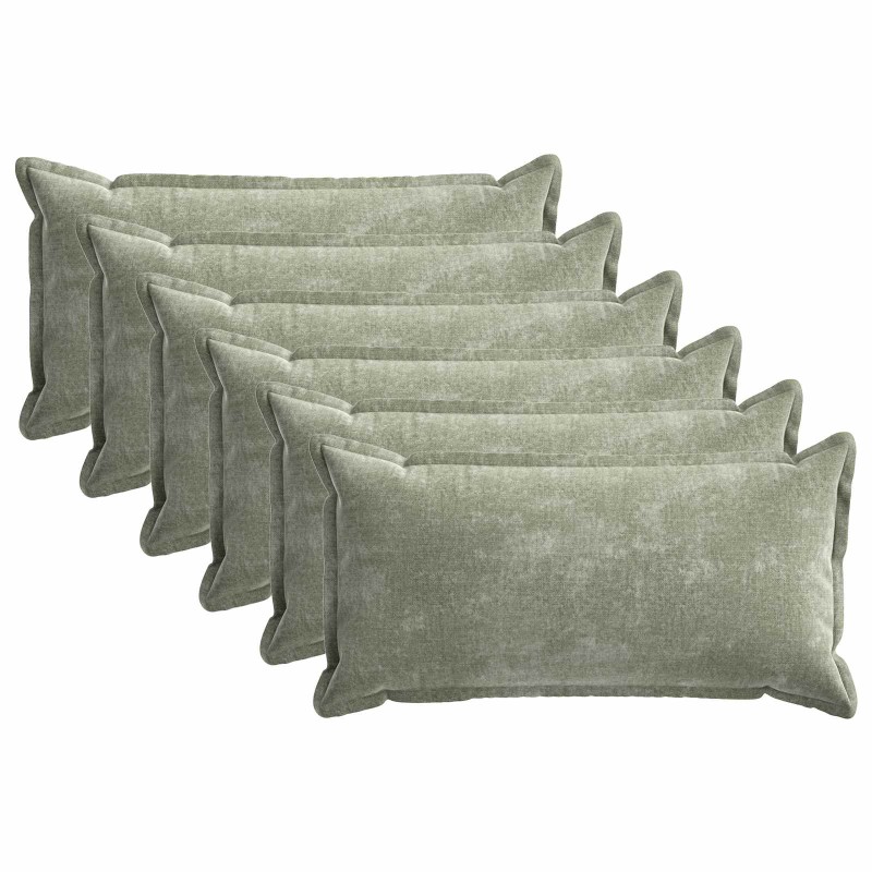 vidaXL Κάλυμμα Μαξιλαριού 6 τμχ. HOUTEN Πράσινο 40 x 80 cm